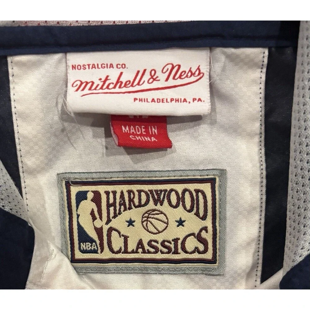Mitchell & Ness Brooklyn Nets Hardwood Classics Full-Zip Jacket Mens Medium